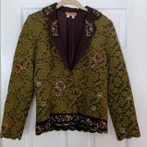 Pazuki M vintage sequenced  jacket